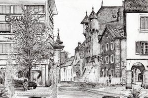 Sierre Switzerland by Vincent Alexander Booth
